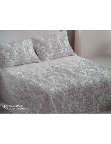 COLCHA BOUTI CAMA 90 TONOS AZULES/BLANCOS