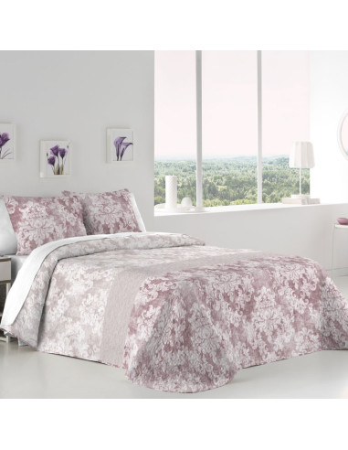 COLCHA BOUTI CAMA 135 MALVA/ROSA