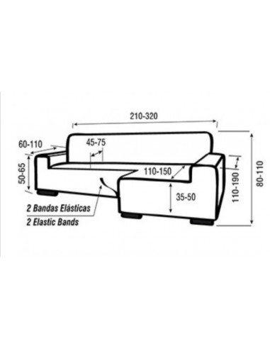 FUNDA CHAISLONGUE MULTIELÁSTICA (VARIAS OPCIONES A ELEGIR)