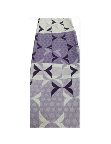 COLCHA BOUTI CAMA 105 MORADO/BLANCO