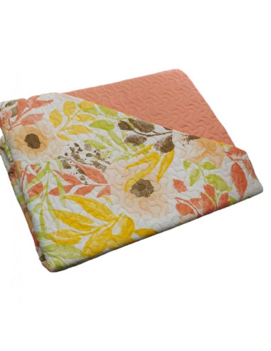 COLCHA BOUTI CAMA 135 FLORES MULTICOLOR