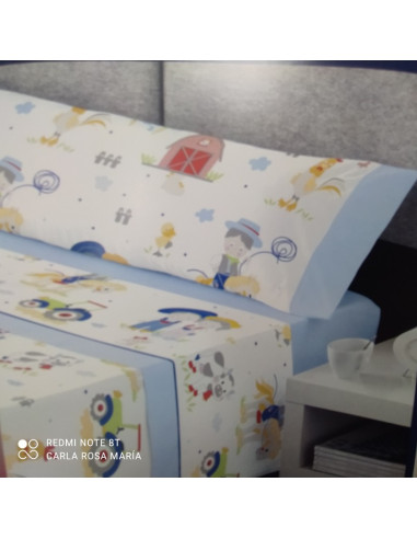 JUEGO DE SÁBANAS INFANTIL CAMA 90