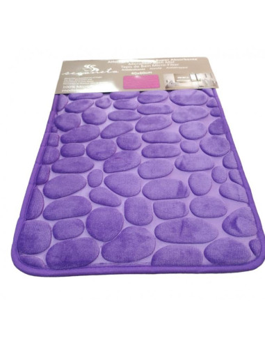 ALFOMBRILLA MORADO 40X60 EFECTO PIEDRA