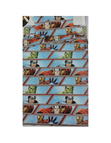 JUEGO DE SÁBANAS CORALINA VENGADORES AVENGERS CAMA 105