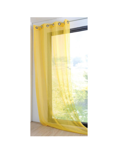 VISILLO LISO SEMITRANSPARENTE 135X260 AMARILLO