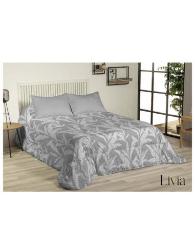 EDREDÓN NÓRDICO REVERSIBLE CAMA 135 GRIS