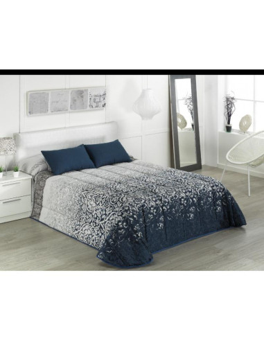 EDREDÓN JACQUARD CAMA 135 AZUL