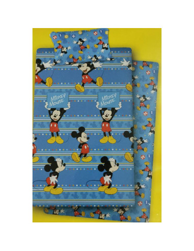 JUEGO DE SÁBANAS INFANTIL MICKEY CAMA 90