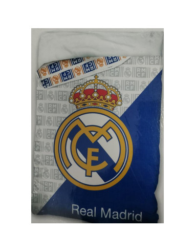 COLCHA EDREDÓN NÓRDICO CAMA 90-105 REAL MADRID REVERSIBLE