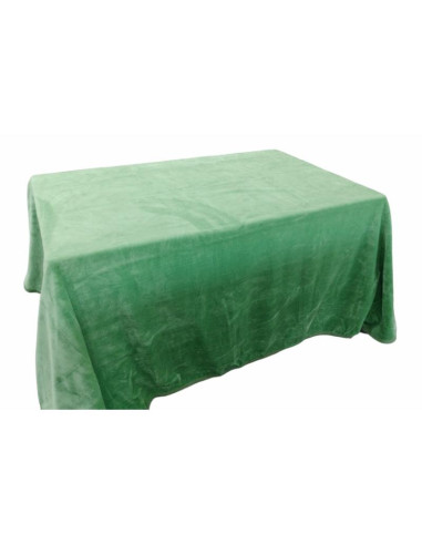 ROPA DE MESA CAMILLA RECTANGULAR TERCIOPELO 70X120 VERDE