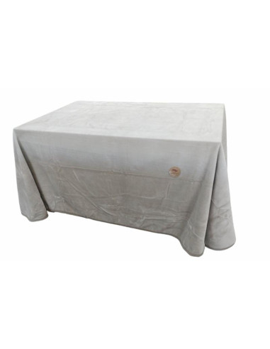 ROPA DE MESA CAMILLA RECTANGULAR 80X120 TERCIOPELO GRIS