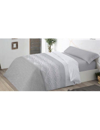 FUNDA NÓRDICA CAMA 135 (220X220) GRIS