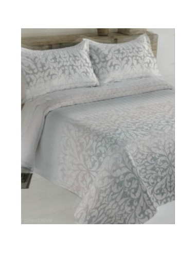 COLCHA BOUTI CAMA 135 ROSA GRIS