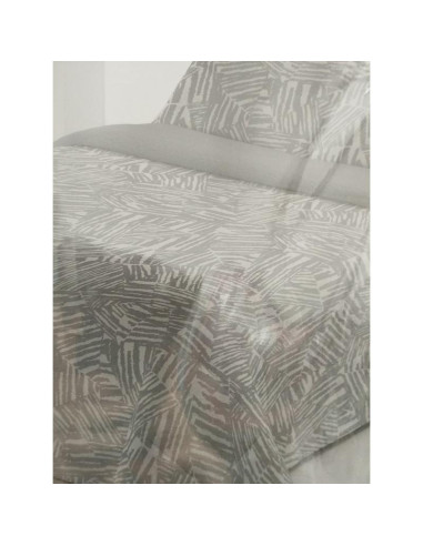 Edredón sherpa borreguito cama 180 (270x270) gris