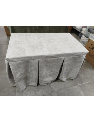 ROPA DE MESA CAMILLA GRIS CLARO 8 FUELLES 70X120