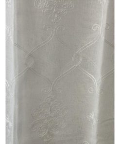 VISILLO BLANCO BORDADO 140X260