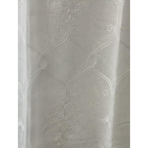 VISILLO BLANCO BORDADO 140X260