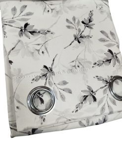CORTINA OPACA BLACK OUT FLOR GRIS