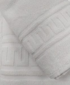 TOALLA BLANCA  LISA GRECA HOSTELERÍA SPA 580gr