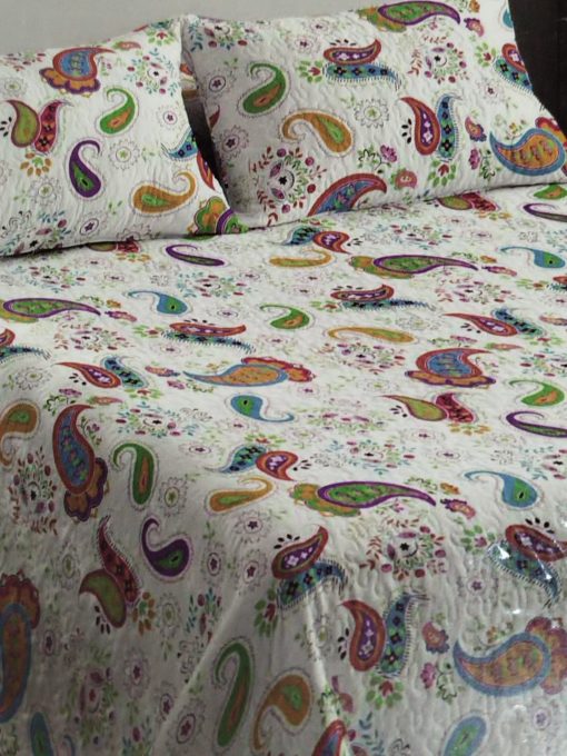 COLCHA BOUTI CAMA 105 CACHEMIR COLORES
