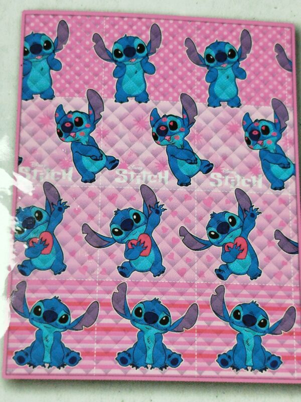 Colcha verano Stitch rosa 170x250