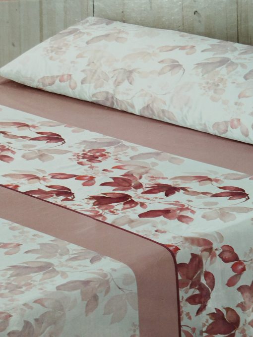 Juego de sábanas verano cama 180 flor nude