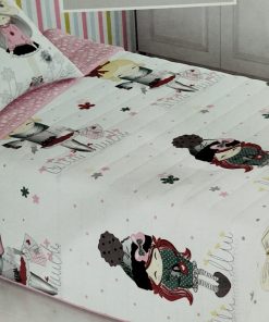 COLCHA BOUTI INFANTIL REVERSIBLE CAMA 90