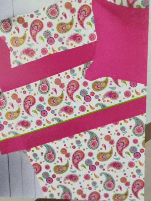 Sábanas cama 90 cachemir rosa