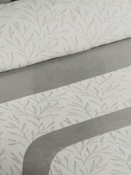 Sábanas cama 105 rama gris