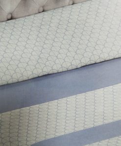 Sábanas cama 105 oferta azul blanco