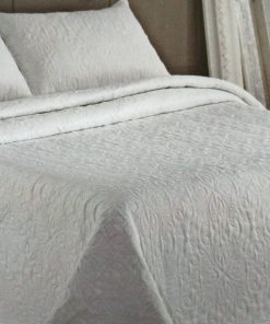 Colcha blanca cama 135