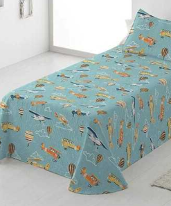COLCHA BOUTI INFANTIL AERONAVES CAMA 90