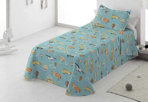 COLCHA BOUTI INFANTIL AERONAVES CAMA 90