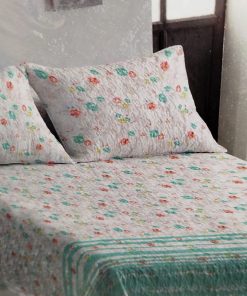 COLCHA BOUTI CAMA 135 SOLANO BEIG/AZUL