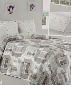 COLCHA BOUTI CAMA 150 REVERSIBLE COVEN GRIS