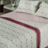 COLCHA CAMA 150 REVERSIBLE YAFFE ROSA