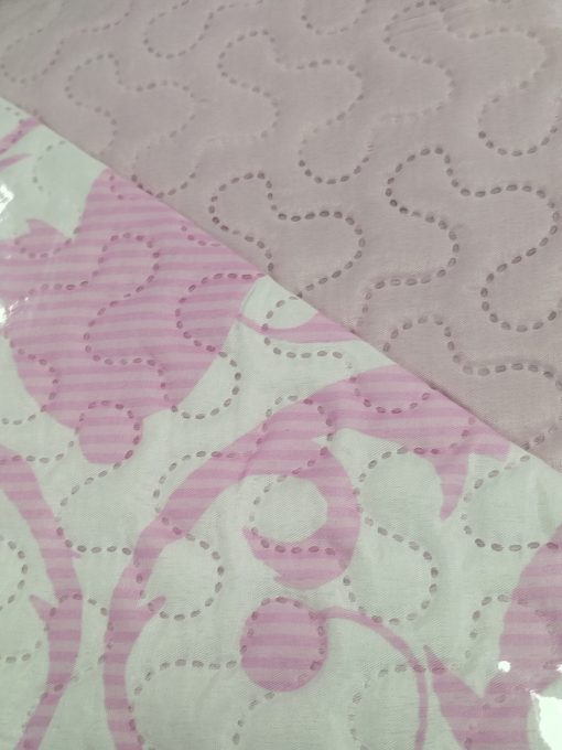 COLCHA CAMA 150 REVERSIBLE YAFFE ROSA - Imagen 2