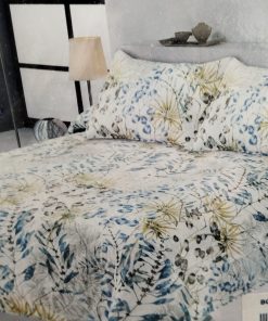 COLCHA BOUTI FLORAL CAMA 150 YANA AZUL