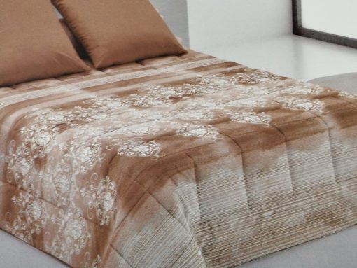 COLCHA BOUTI CAMA 150 BEIG