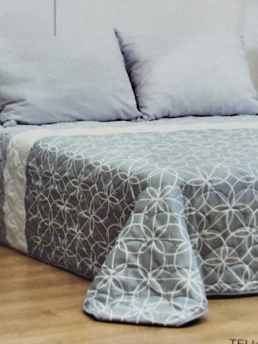 COLCHA BOUTI CAMA 150 GRIS