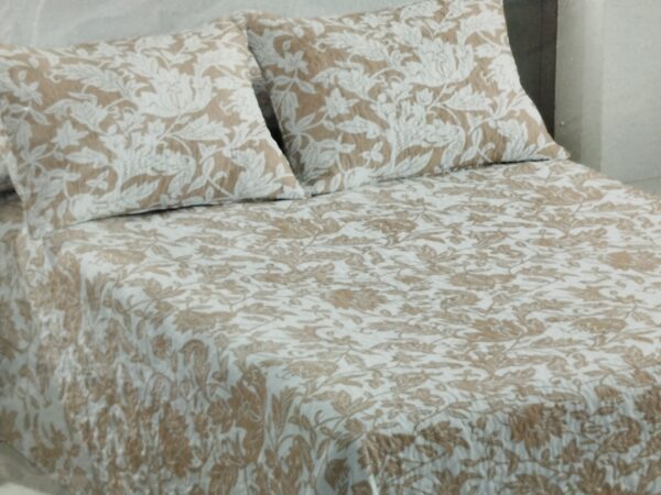 COLCHA BOUTI CAMA 150 BEIG