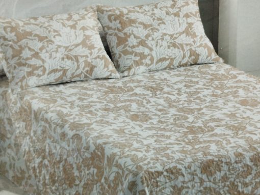 COLCHA BOUTI CAMA 150 BEIG
