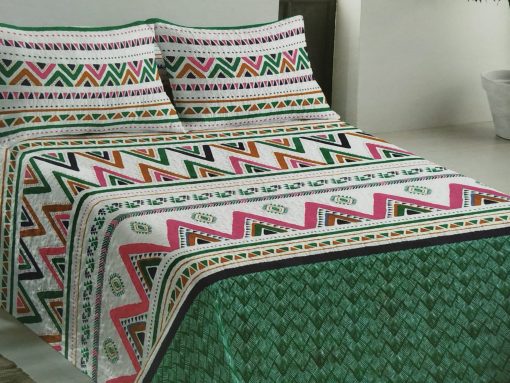 COLCHA BOUTI CAMA 135 INDIA VERDE