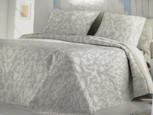 COLCHA BOUTI REVERSBILE GRIS/MALVA 150 - Imagen 2
