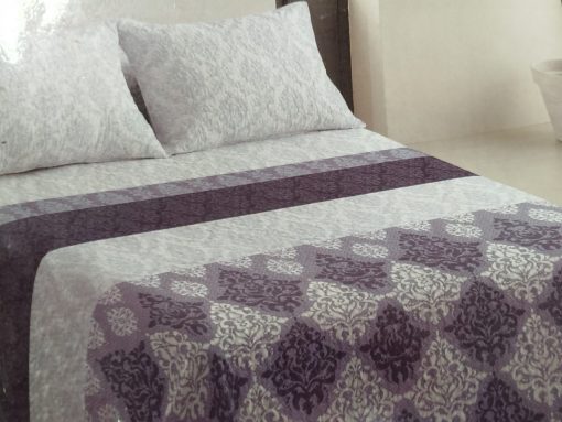 COLCHA BOUTI CAMA 135 AZUL ROMBO