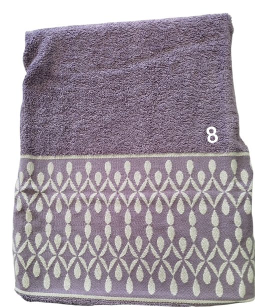 JUEGO DE TOALLAS CENEFA JACQUARD 450GR - Imagen 8