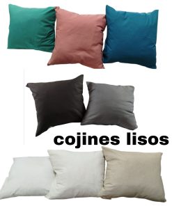 Cojines lisos ¡Elige tu color!