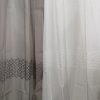 Visillo liso vainica gris o blanco