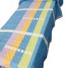 Colcha cama 105 verano piqué reversible multicolor