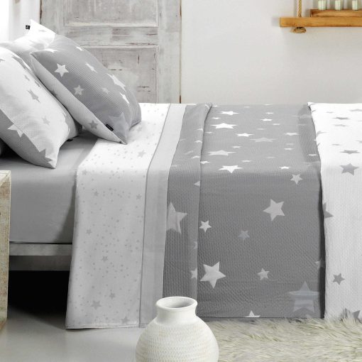 Colcha verano infantil estrellas todas las medidas (elige tu color) - Imagen 3